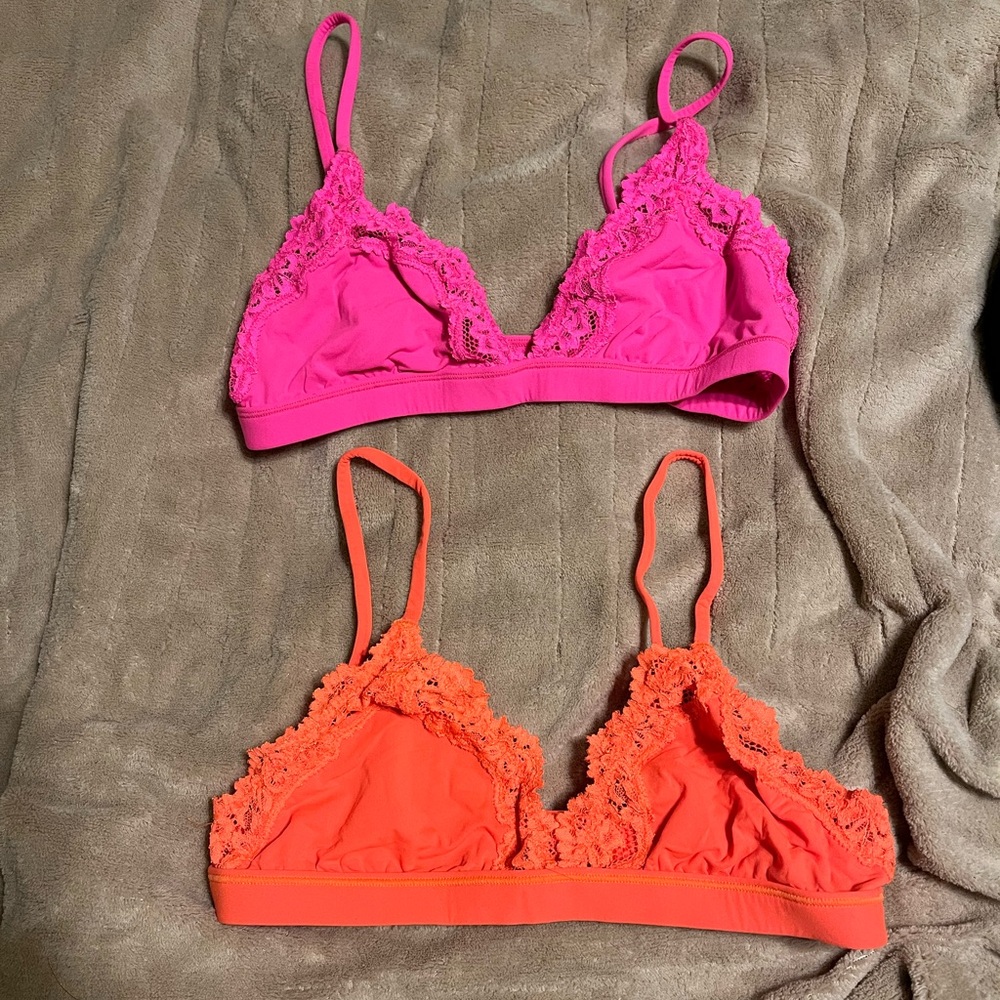 Skims triangle bralette two pack set